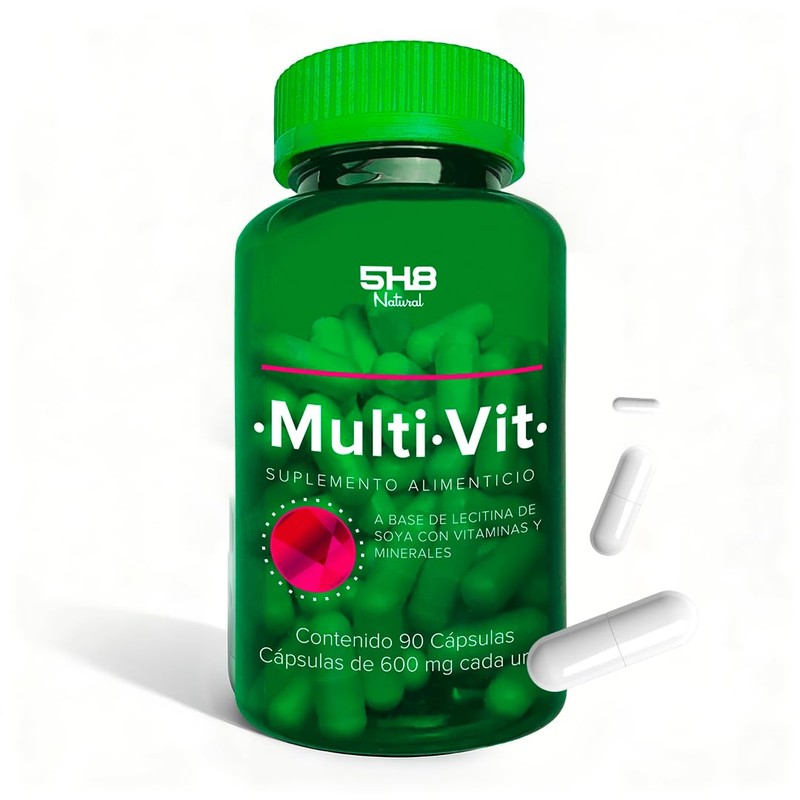 Multivitamínico Vitamina A, C, D, E, Complejo B, Zinc, Hierro