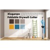 Foldable Drywall Cutter, 2 to 60cm Blade Adjustable Easy Ripper