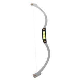 Baluue Eyebrow Mapping Tool with Built Level Multifunctional Brow Measuring Ruler for Accurate Shaping and Symmetry for Professionals and Personal Use Silver Color