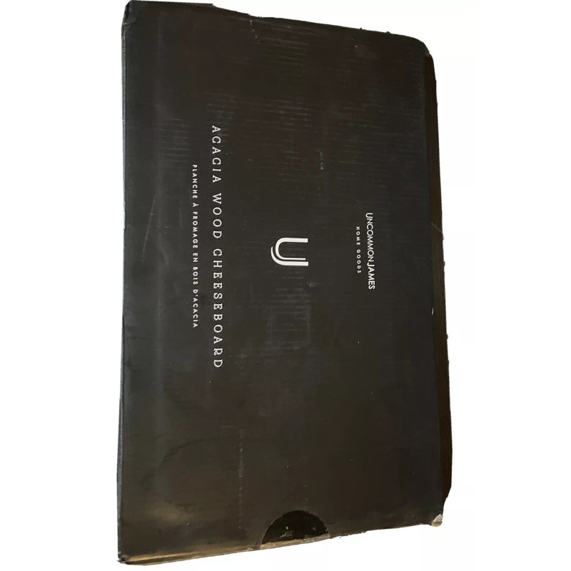 Uncommon James 15” Acacia Wood Cheeseboard/Ch