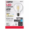 Satco S21227 - 4.5 Watt G25 LED; Clear; Medium base;