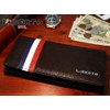 Liberto Edwin Men's Long Wallet, Large Capacity, PU Leather, Synthetic