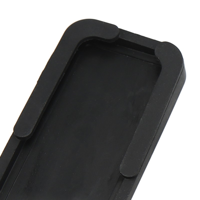 3pcs Clutch Brake Accelerator Pedal Pad Kit Rubber Black Flexible