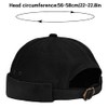 XYIYI Men's Docker Hat Brimless Hat Skull Cap Worker Sailor