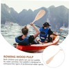 Operitacx Comfort Canoes Paddle Unisex Wood Oar for Lightweight Design