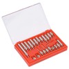 22-piece dial gauge, pointed tip dial gauge, indicator replacement measuring