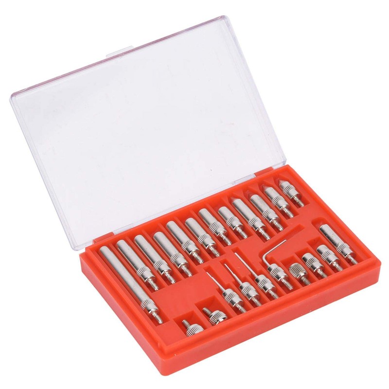 22-piece dial gauge, pointed tip dial gauge, indicator replacement measuring