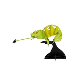 Fridolin 3D Paper Model Chameleon