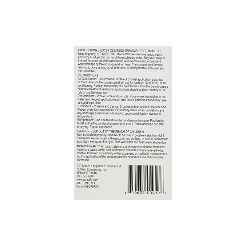 Outland Air Conditioner Pan Cleaner Tablets