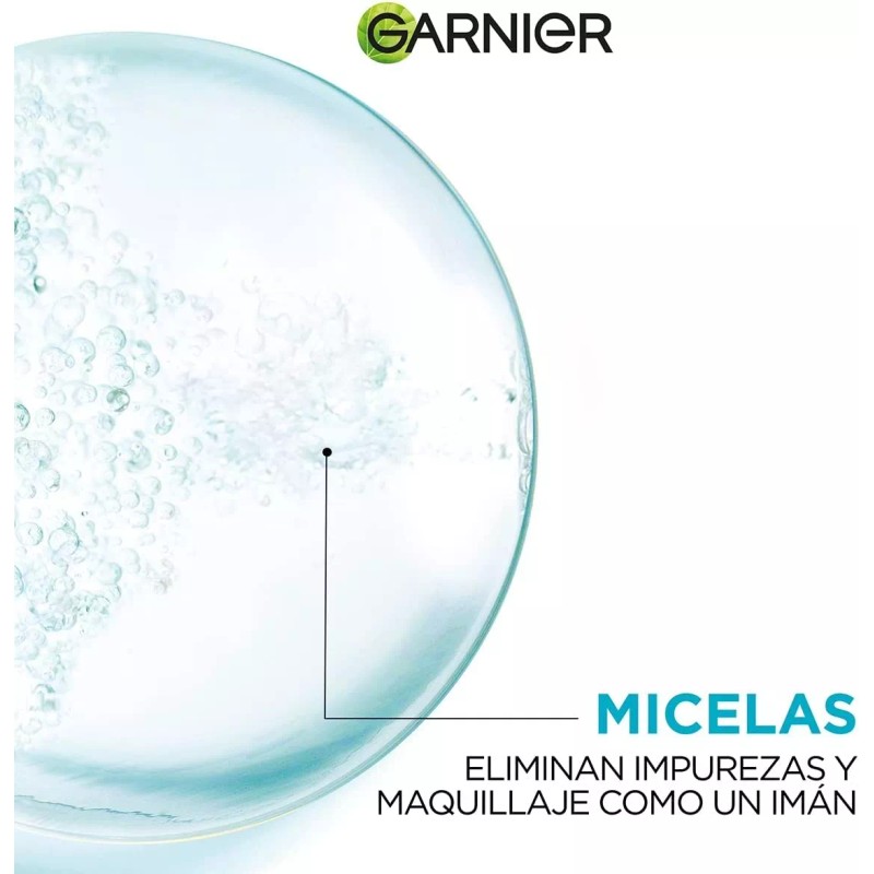 Agua Micelar Ácido Salicílico Desmaq 400ml Acné Garnier Azul