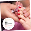 LALAFINA Pedicure Accessories 120pcs Toe Nail Art Decor for DIY