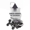 eluno Replacement Wheel Set of 2 for Shopping Trolley OKEL