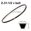sourcing map Z-31-1/2 Z Type V-belt 800mm/31-1/2" Inner Length x