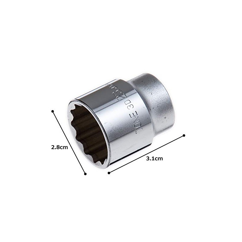 TONE Socket (12 Angles) HP3D-23 Insertion Angle 0.3 inch (9.5
