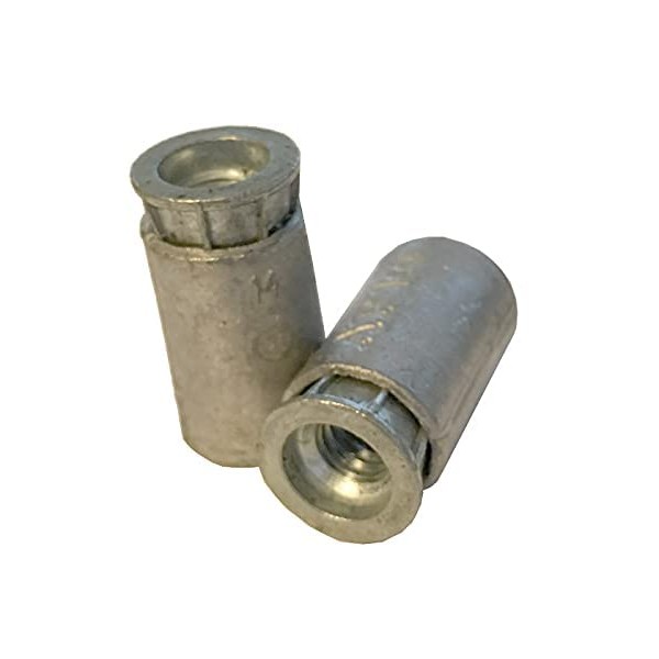 Qty 6 Anchors for Concrete, 1/4-20 Thread for Hurricane Shutter