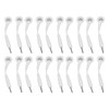 20Pcs Electrode Wires 2.0in Portable Replacement Button Electrode Lead Wires