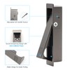 Dontay 2 Pack Pocket Door Handles,Press Finger Edge Pull, Push