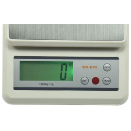 Precision Scales Letter Scales 0-10 kg Accuracy ± 1 g, LCD Display, Counting Function, Operation or Power Supply – Robust Weighing Surface