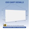 CROWN SHADES SunWall Silver Coated for 10x15 Pop up Canopy