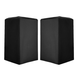 Musiin 12in'' Outdoor Speaker Cover,Waterproof,Dust-Proof and UV-Proof Oxford Cloth,Bottom Drawstring Fastening Design,Suitable for Upright PA/DJ Speaker Protection Cover(2 Packs）