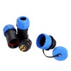 SP21 IP68 4Pin Waterproof Plastic Aviation Plug Socket Cable in