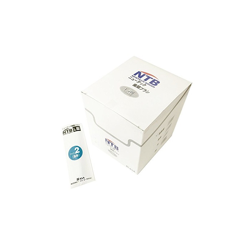 Newtec Interdental Brush L-Type Simple Pack SS (Blue) 50 Pieces