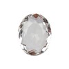 REAL-GEMS White Topaz 100.00 Carat Oval Shaped Crystal For Jewelry