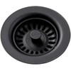 Elkay LKQS35 3-1/2" Basket Strainer - Black