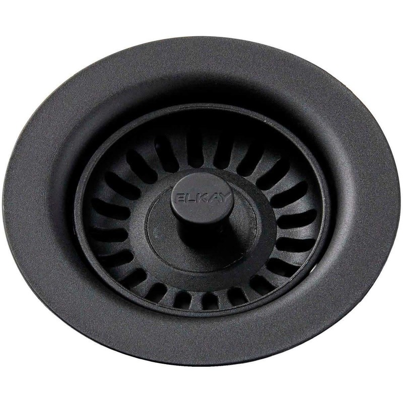 Elkay LKQS35 3-1/2" Basket Strainer - Black