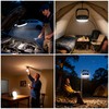 RadiantFlux Rechargeable Solar Camping Lantern, 6600mAh 4000LM Portable LED Tent