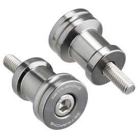 ZETA Racing Dirtfreak ZS93-1408 Swing Arm Spool, M6 x 35 mm (Universal) Titanium Color, U Reception, For Rear Stand, Hook, Stainless Steel Bolt, High Strength Duralumin Material, Dirt Freak