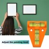 Mini Spirit Level for Caravan and Motorhome Levelling, Orange, Portable