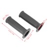Pair of 25/28mm 1in TPU Motorcycle Hand Grip Gray Modified