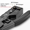 Yankok [CAT5 CAT6 CAT7 Modular Crimper] for Shielded and Regular
