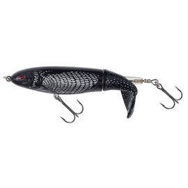 Calissa Offshore Tackle Whopper Plopper ||| 90mm 110mm 130mm ||| 0.5oz 0.75 oz 1.5oz ||| Fishing Floating Rotating Topwater Crankbait Popper Lure Swimbait (Z-Night Crawler, 90mm)