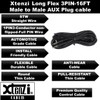 Xtenzi 3Pin Jack Flex Cable Wire Accessory for Bass Remote