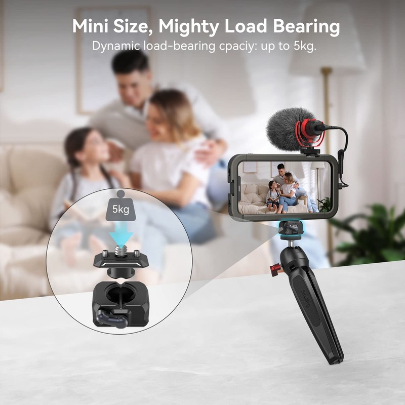 SMALLRIG Quick Release Plate with 1/4" Screw, HawkLock Quick Release