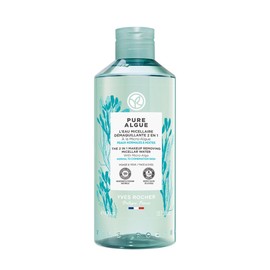 Yves Rocher Agua Micelar Desmaquillante Pure Algue - Para Pieles Normales a Mixtas - Oxigenea y Limpia - Con Micro-Alga - 400 ml