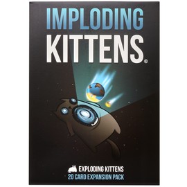 Imploding Kittens Expansion Set - A Russian Roulette Card Game, Easy Family-Friendly Party Games for Adults, Teens & Kids - 20 Card Add-on
