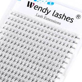 6D Ready-to-Use Eyelashes, Fans, 320 Pieces, 0.07 mm, 9-16 mm Volume Eyelashes, Mixed Tray, D Curl, Premade Fans Eyelash Extensions, Pre-Fanned Eyelash Fans for Eyelash Extension