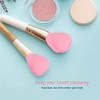 10 fundas de silicona para brochas de sombras de ojos: