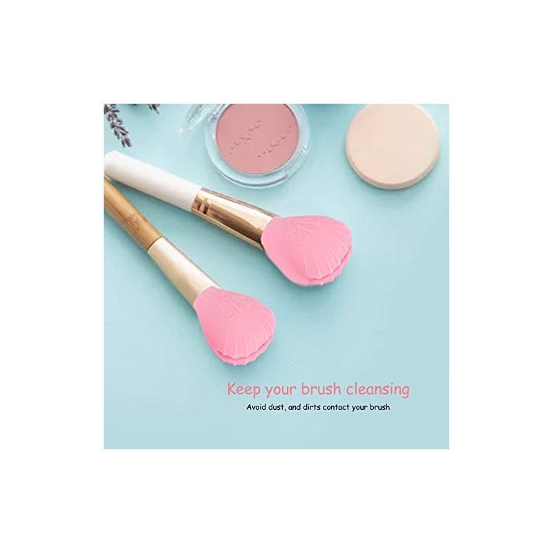 10 fundas de silicona para brochas de sombras de ojos: