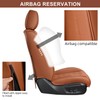 TINRAIYANG Car Seat Covers Front Pair, Breathable Leather Automotive Front