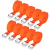 Pack of 10 Tie Down Straps, Lashing Straps 25 mm