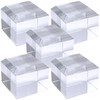Tsukushi Science Acrylic Block 23×23×20mm 5-Piece Beveled Base Cube Display