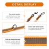 Wisedog 3 m Orange Double Ended Rubberised Dog Lead Lightweight
