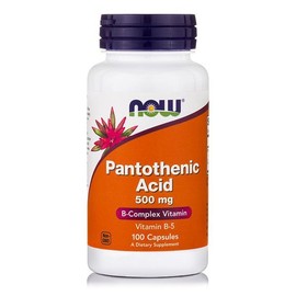 Now Pantothenic acid 500 mg 100 caps