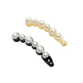 Beavorty Sets Pearl Hair Clips for Girls Banana Hair Barrettes Women's Fashion Ponytail Holders Girls Barrettes Accessories Pcs