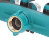 4 Way Hose Splitter Metal Valve Water Distribution Controller Connector