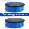 16 Pack Pool Cover Weights with Hooks, Thick PVC Pool